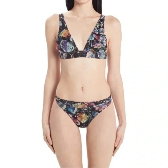 MISSONI Monstera Leaf Two-Piece Swimsuit Size 40 B2789 - Picture 1 of 7